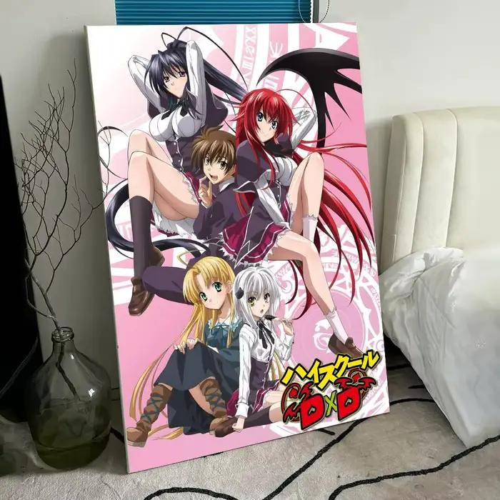 Affiche murale High School DxD Hero, impression artistique adaptée au salon, chambre à coucher, bar,