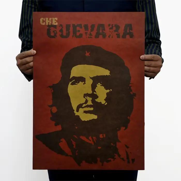 Affiche de Che Guevara, figurines historiques célèbres Vintage, leader spirituel, décoration de mais