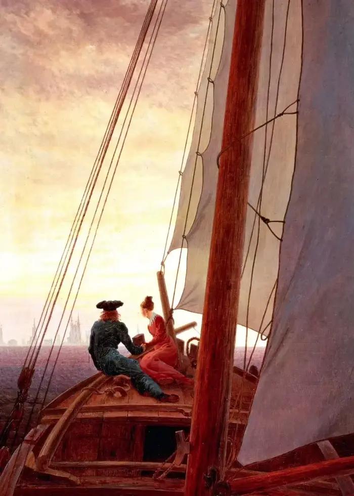 Affiches d'art de Caspar David Friedrich, peintures sur toile et impressions d'art mural classiques 