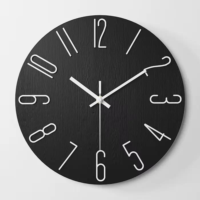 Horloges numériques 3D salon horloge murale Simple créatif ménage cadran montre mode horloge décorat