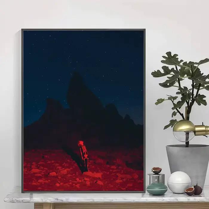 Les autocollants d'affiche autocollants pelables P-Phoebe Bridgers Punisher conviennent à la décorat