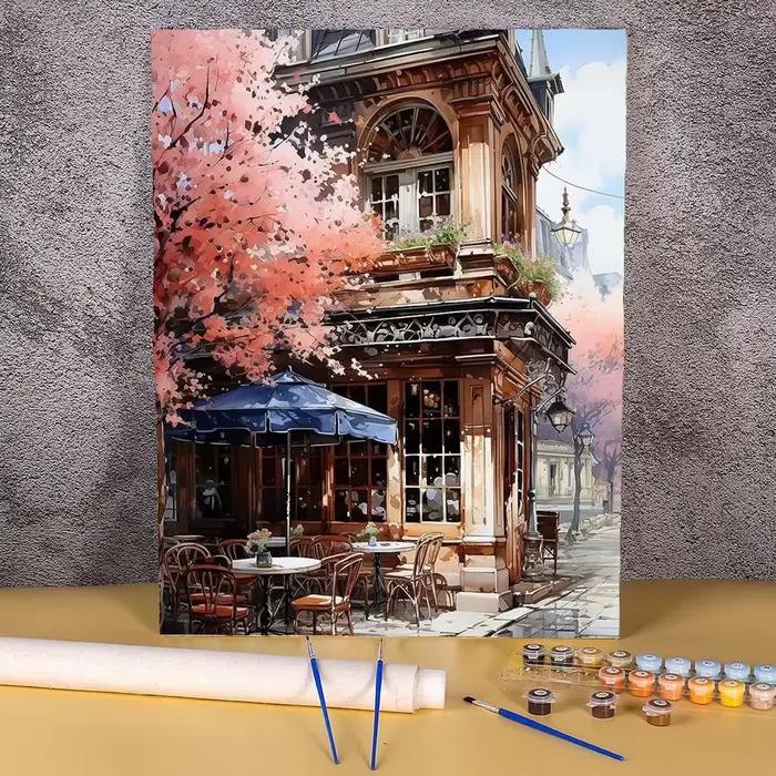 Kit de peinture par numéros pour adultes, paysage, peinture à l'huile numérique acrylique DIY sur to