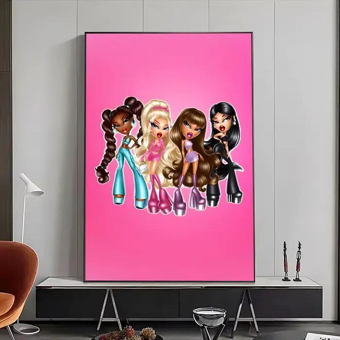 Affiche de poupée Anime Bratz, affiches haute définition, art mural pour le salon et la décoration d