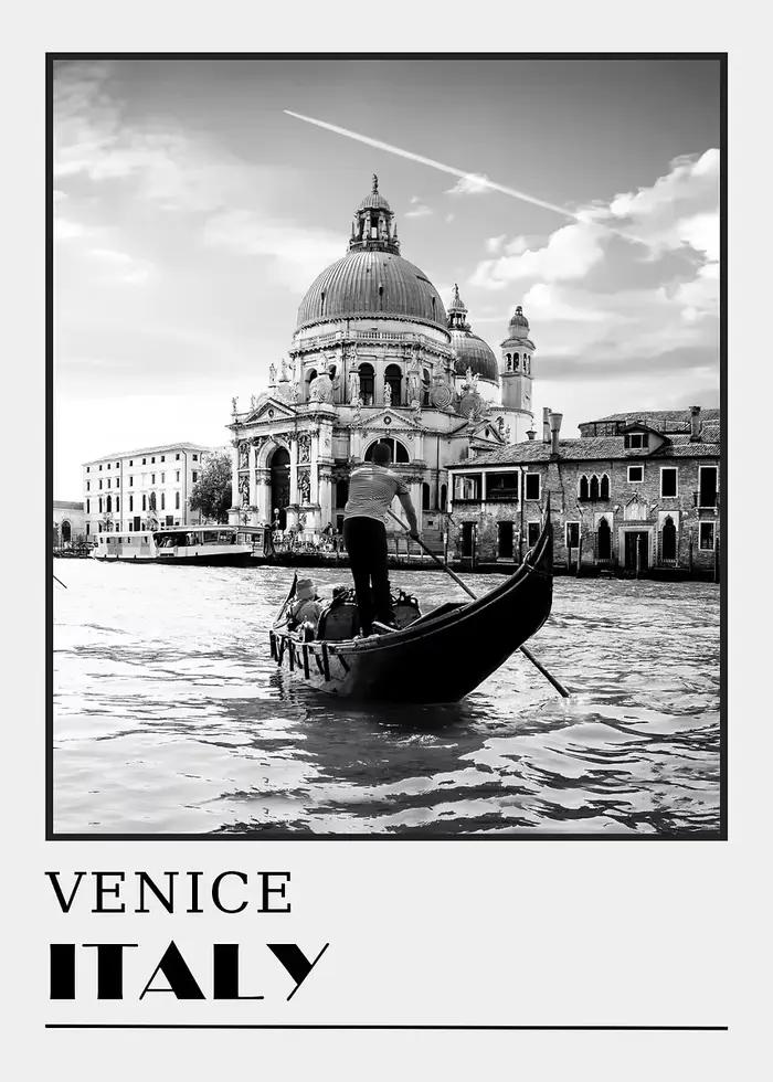 Affiches de voyage Photo noir et blanc autour du monde, imprimés de photographie, peinture sur toile
