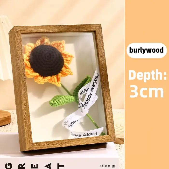 Cadre de boîte d'ombre 3D creux 3cm 5cm, cadre Photo, porte-échantillon de fleurs séchées, bricolage