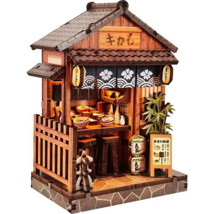 Modèle de construction en bois 3D à assembler soi-même, décoration de bureau créative, thème librair