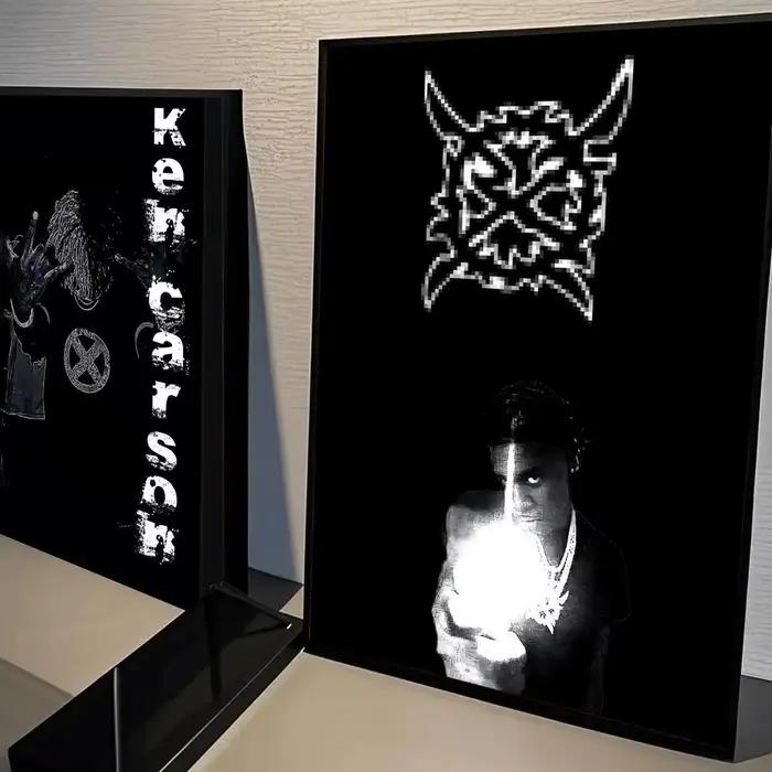 Affiche décorative du rappeur K-Ken Carson, autocollants muraux décoratifs, impression Photo pour la
