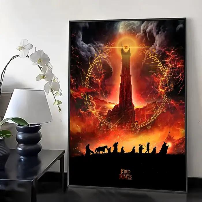 Film le l-leigneur de l'anneau peinture calligraphie toile HD mur Art décor intérieur affiche pour l