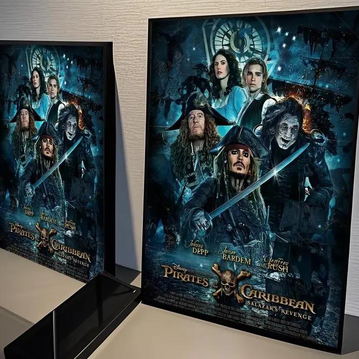 Affiches de film classique Pirates des caraïbes, décor Vintage pour salle, Bar, café, décoration nor
