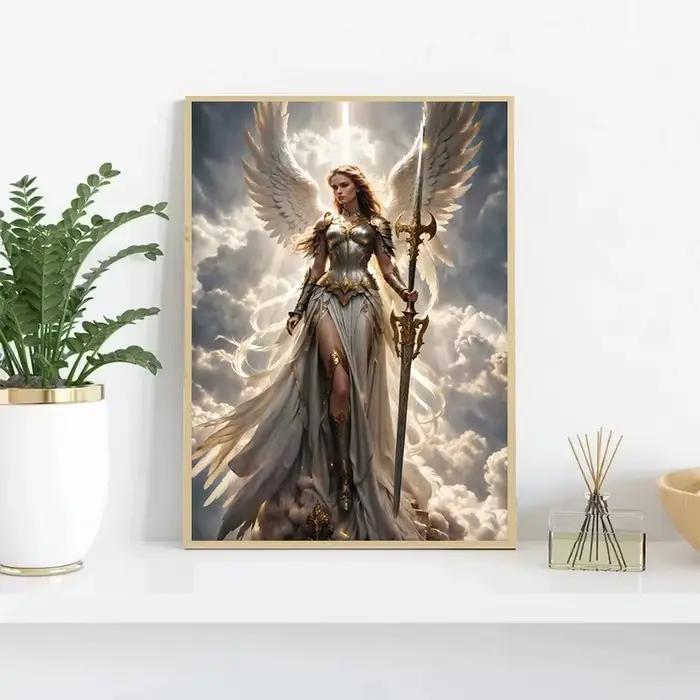 Affiche d'anges célestes d'art fantastique