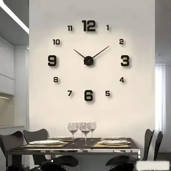 Horloges murales sans cadre pour chambre à coucher