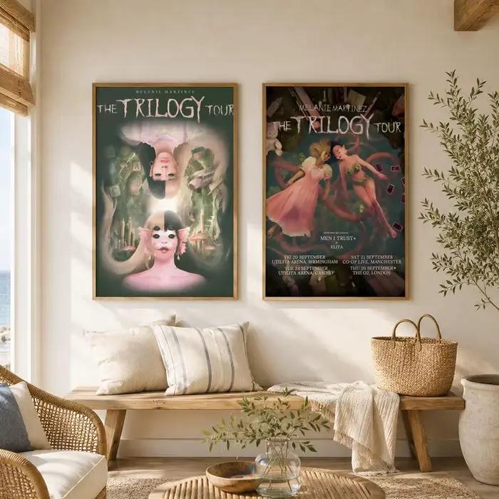 Peinture murale sur toile de haute qualité, sans plis, pour l'intérieur du salon et de la chambre à coucher, Singer M-Melanie Martinez