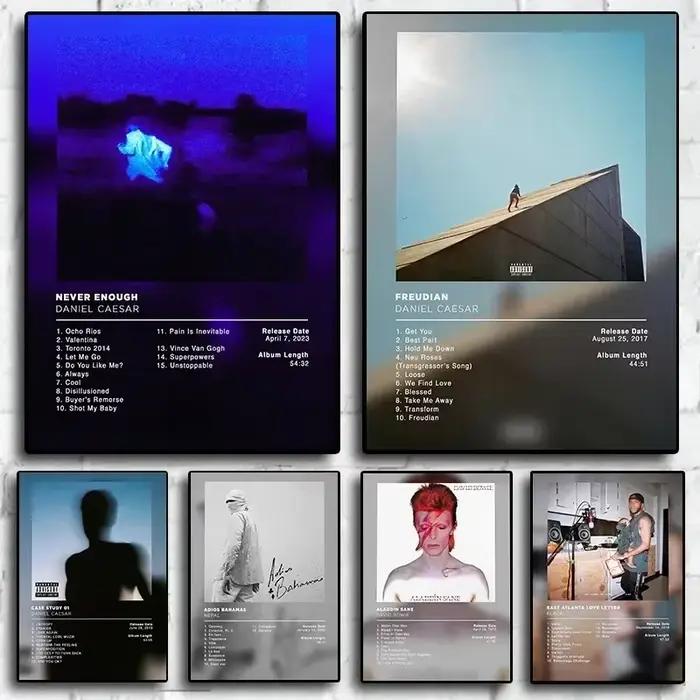 Affiches de rappeur Hip Hop Pop Daniel César
