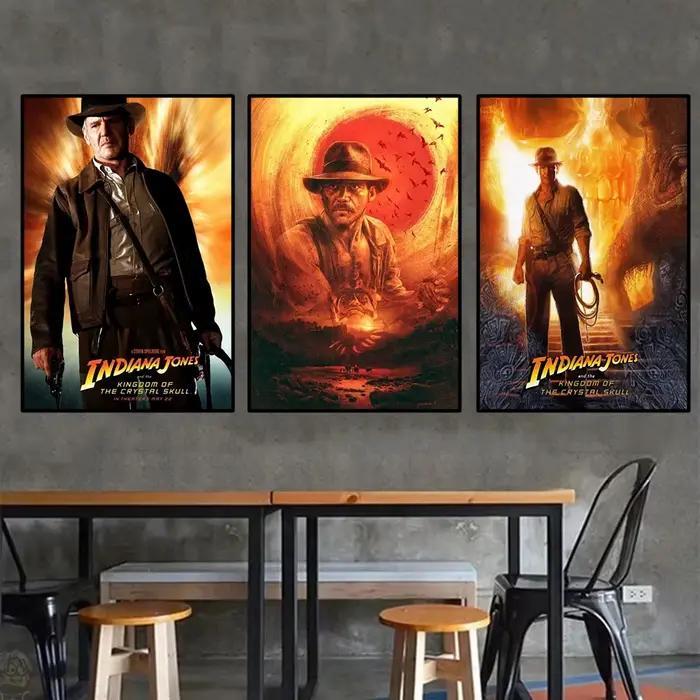 Affiche de film classique rétro Indiana Jones