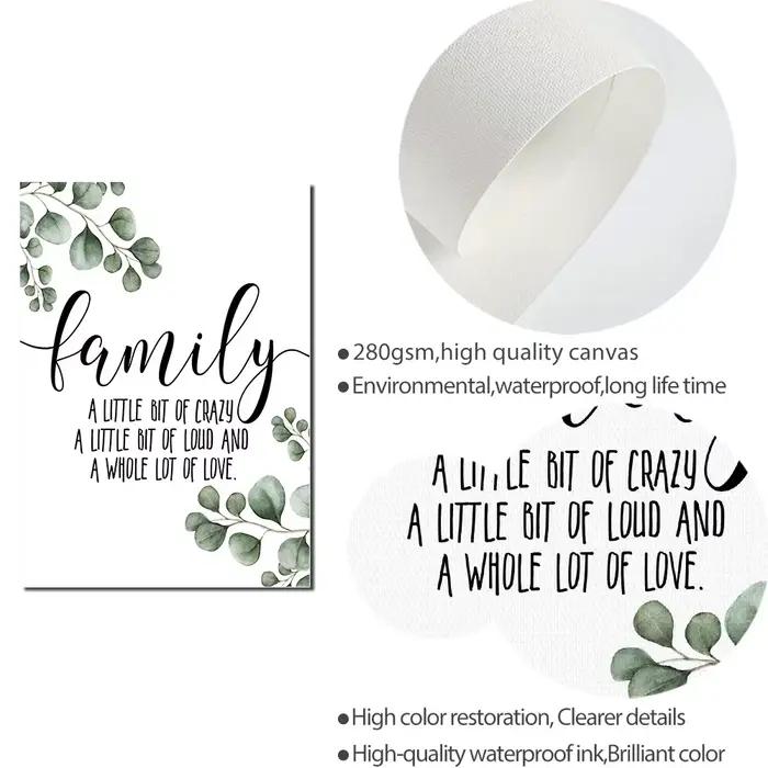 Happy Family Citation Wall Art