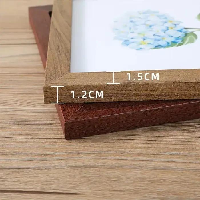 Cadre photo en bois pour accrocher au mur 10x15 15x20 20x25cm