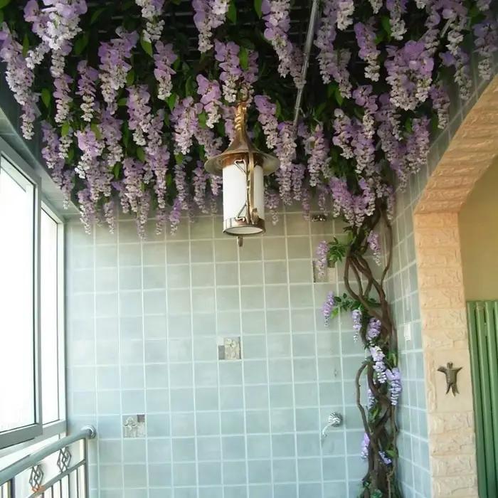 Décoration en rotin à haute imitation