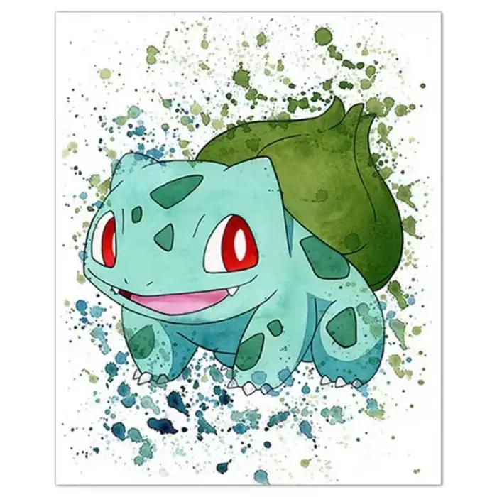 Peinture sur toile de dessin animé Pokemon