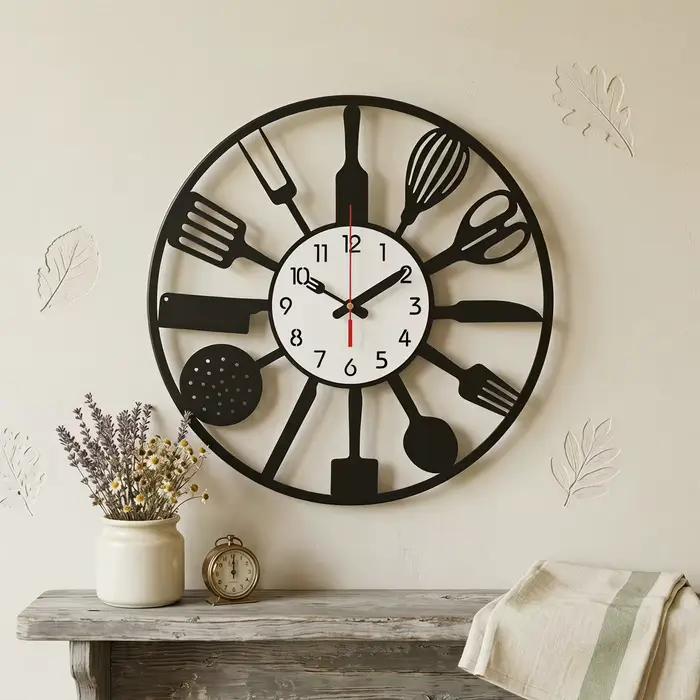 Horloge murale de cuisine de 15