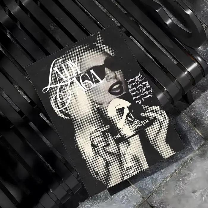 Affiche Singer L-lady Gaga