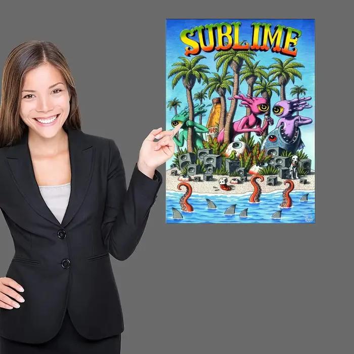 Affiche de chanteur Sublime