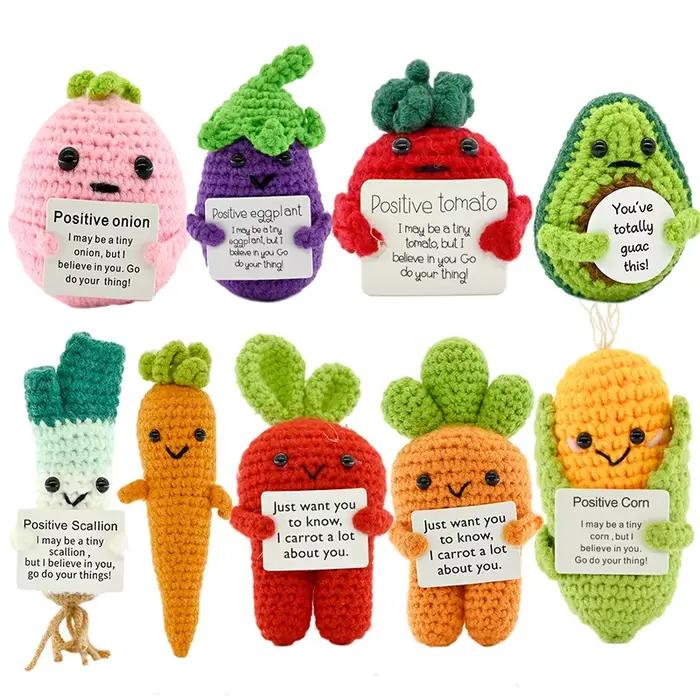Série Légumes & Fruits : Ensemble de légumes en crochet à énergie positive