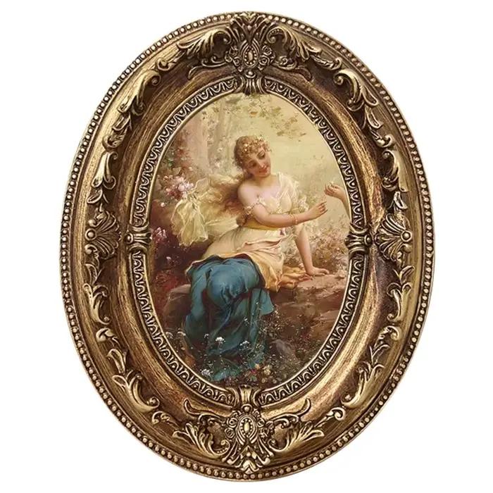 Vintage forêt style européen Relief vieilli cadre Photo maison et chez l'habitant décoration murale