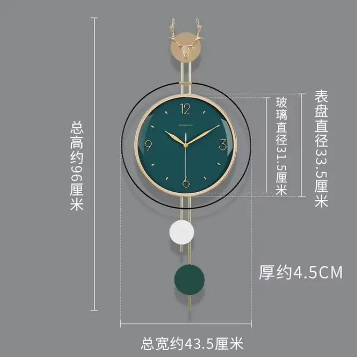 Horloges murales modernes d'angle