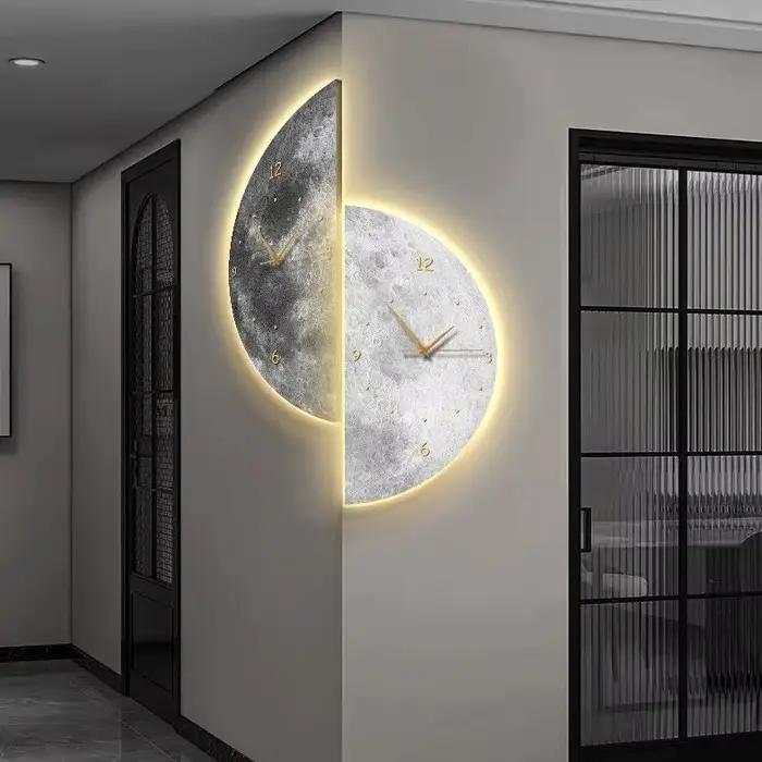 Horloge murale nordique minimaliste