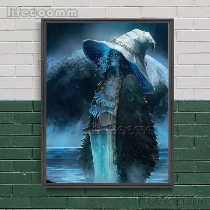 Soul Witch With Four Hands Vintage Wall Art