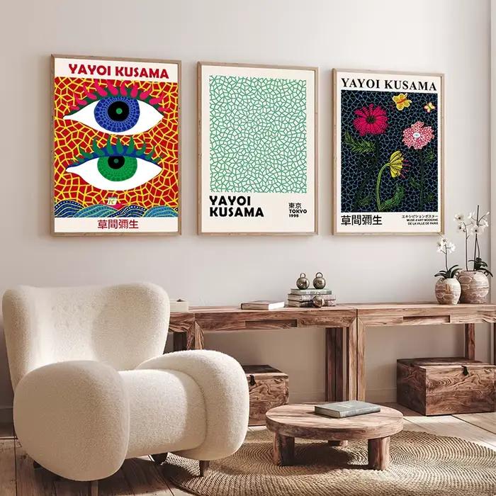 Yayoi Kusama – peinture sur toile