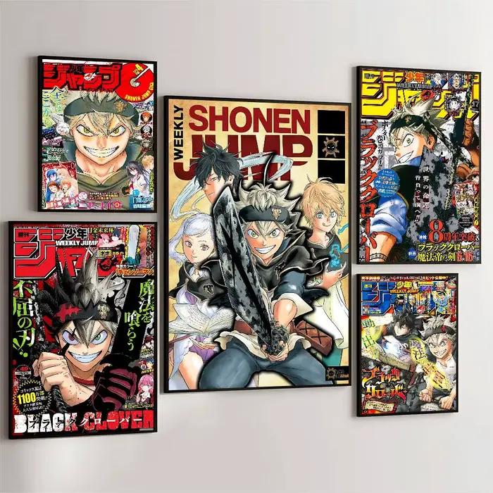 Affiche murale classique vintage Anime Black Clover