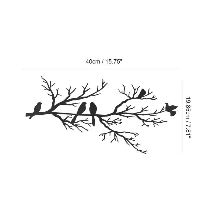 Branches d'arbres en métal