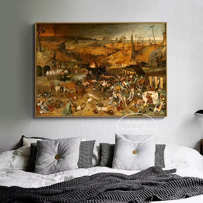 Pieter Bruegel-Peinture sur Toile Imprimée