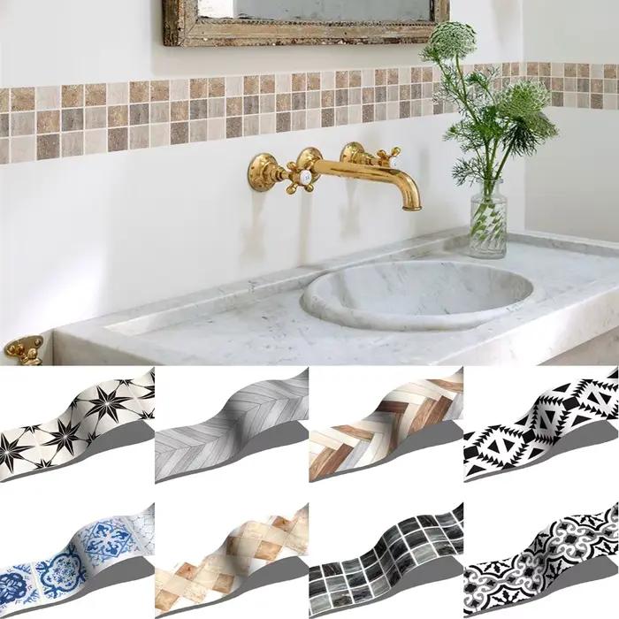 Autocollants muraux décoratifs pour salle de bain
