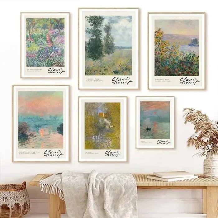Claude Monet-Affiche Imprimée de Collection d'emouvres d'Art Classiques