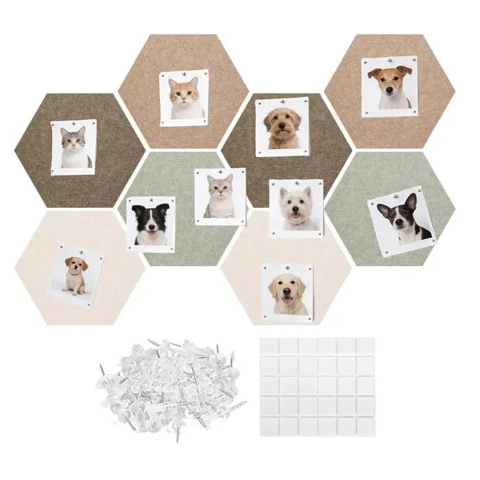 Tableau hexagonal en liège de 12 pouces