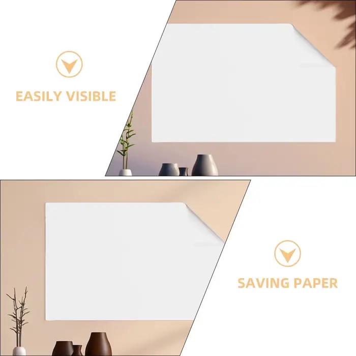 1 rouleau d'autocollants pour tableau blanc