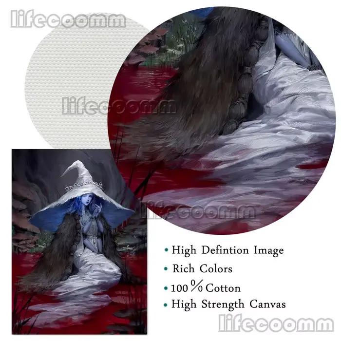 Soul Witch With Four Hands Vintage Wall Art