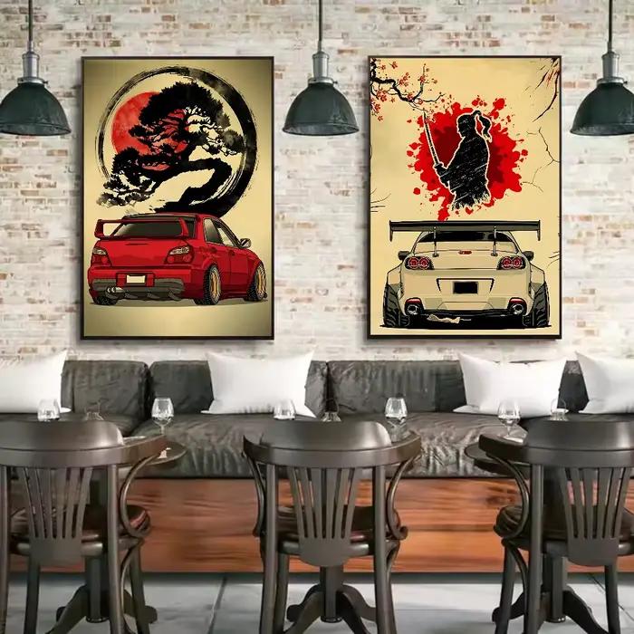 Affiche murale autocollante HD étanche