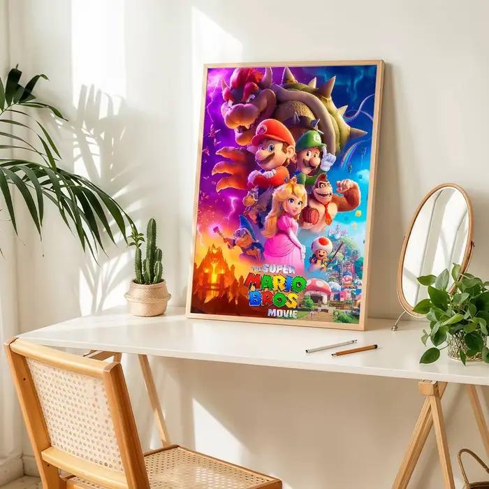 Affiche de film galaxie Super m-mario-s