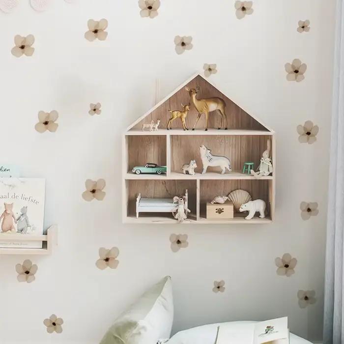 Stickers muraux floraux Boho nordiques vintage