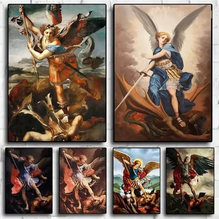 Affiches imprimées du Saint Archange Michel