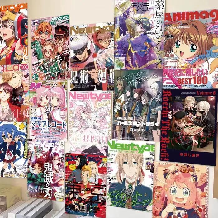 30 affiches d'anime mixtes, impression HD, art mural 2D pour la décoration des chambres d'étudiants, autocollants
