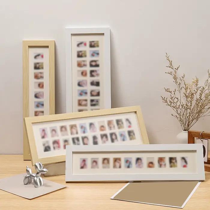 Cadre photo avec verre transparent
