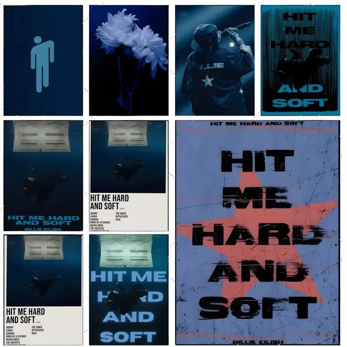 Affiche Pop Album Hit Me Hard and Soft
