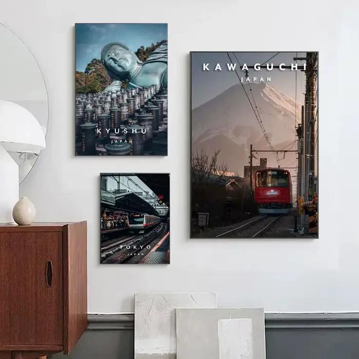 Affiche de paysage de ville Pastel de Tokyo