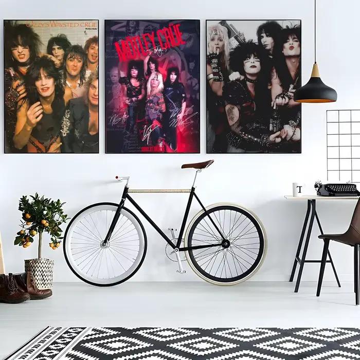 Motley Crues Rock Band Wild Poster
