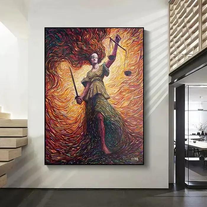 Affiches abstraites d'art d'avocat