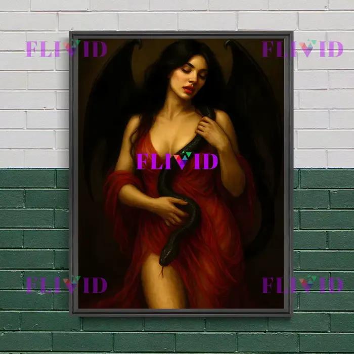 Art mural de déesse Lilith